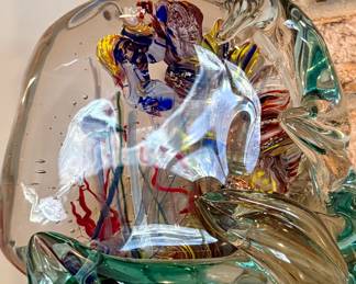 Signed Art Glass Jon Lofton