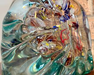 Signed Art Glass Jon Lofton