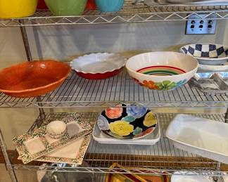 We have an abundance of great serving pieces