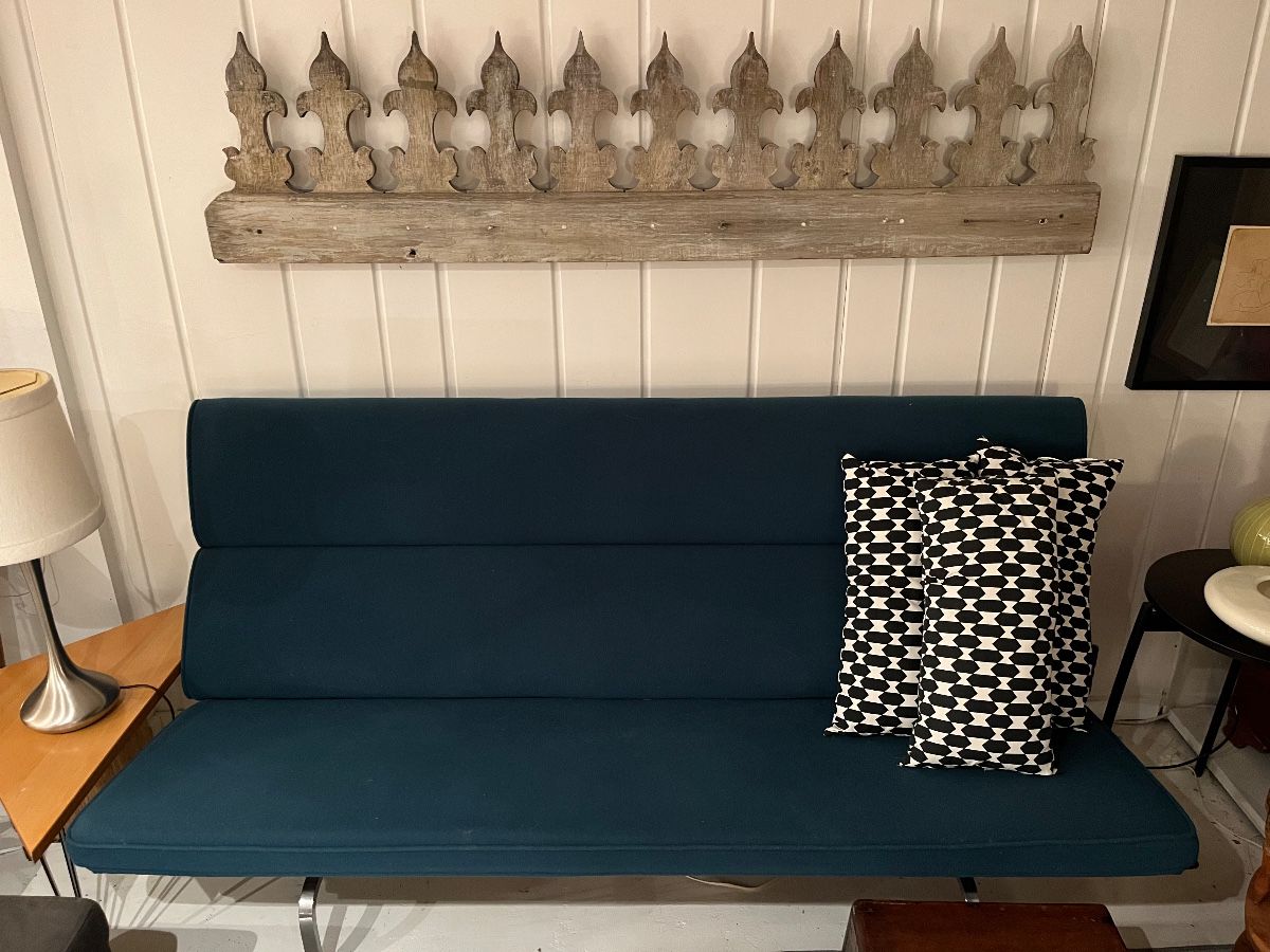 Herman Miller Eames compact sofa.