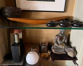 Hundreds of pieces of vintage pottery, decor, artwork, glass and curiosities from around the world.