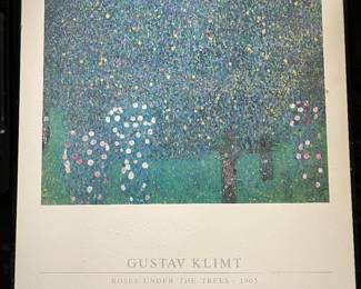 Gustav Klimt print.