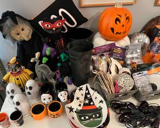 Halloween decorations.