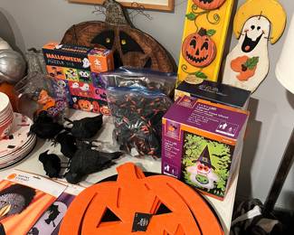 Halloween decorations.