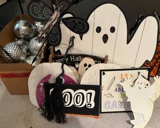 Halloween decorations.