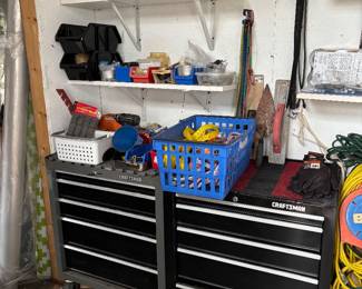 Pair of Craftsman rolling tool boxes.