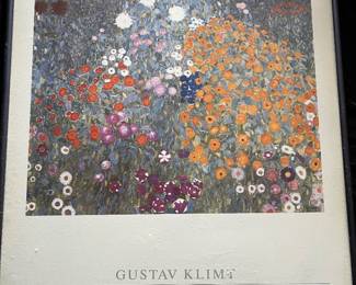 Gustav Klimt print.
