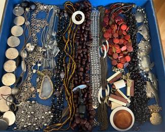 Excellent selection of vintage costume jewelry.