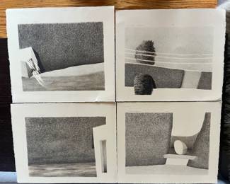 Set of four Stephen Duren prints, signed and numbered in pencil.
