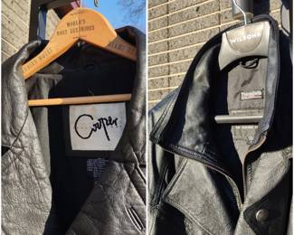 Vintage leather jackets coats