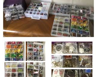 Papercraft Embellishments Lot