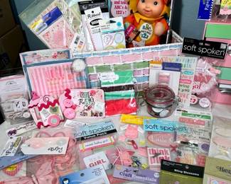 Congratulations Its A  Baby Themed Scrapbooking Essentials