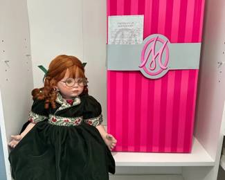 MARIE OSMOND Large Porcelain Collectible Holly Lolli Doll