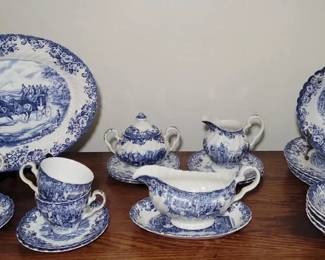 JOHNSON BROS Coaching Scenes China