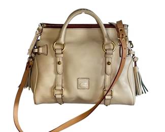 002 Dooney  Bourke Mini Satchel In Bone