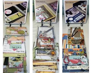 Three Complete Scrapbook Kits