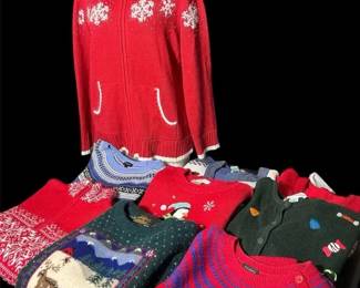 Ladies Sweater Lot With Button Covers