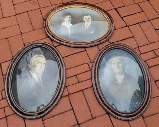 Trio Of Bubble Glass Frames