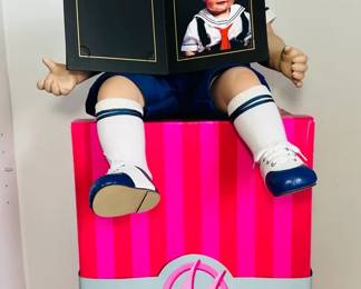 MARIE OSMOND Large Porcelain Collectible PJ Boy Doll