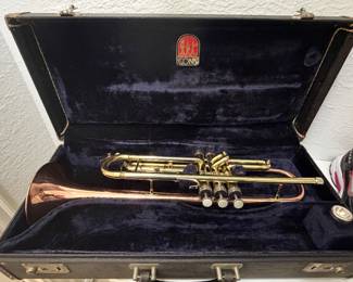 Conn tri-color director's trumpet
