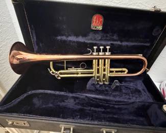 Conn tri-color director's trumpet