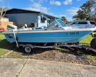 1983 Cobia with Trailer and 60hp Johnson Motor
