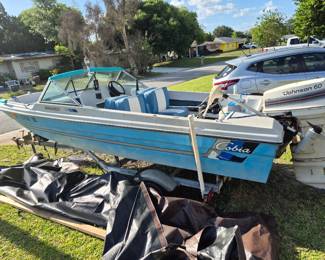 1983 Cobia with Trailer and 60hp Johnson Motor