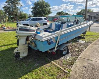 1983 Cobia with Trailer and 60hp Johnson Motor