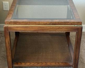 Glass Topped Side Tables