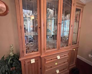 China and curio cabinets
