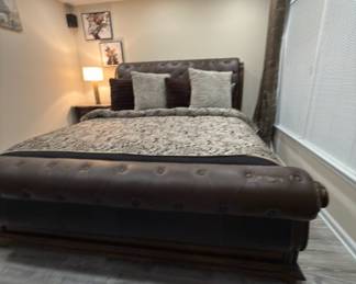 $200 headboard and frame 