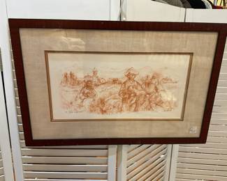 Original Hibel “Village Field” (25” x 16”)