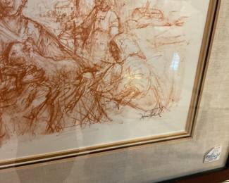 Original Hibel “Village Field” (25” x 16”)