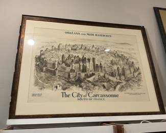 “A City of Carcassonne” signed print