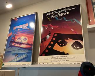 Vintage Chicago international film festival posters