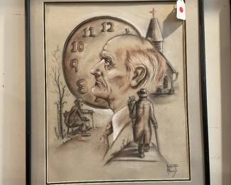 Kenneth Mosley pastel on paper (28” x 23”) $150 + tax