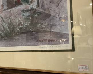 Robert Chase signed print 27/250 (25” x 20”) $127.50 + tax