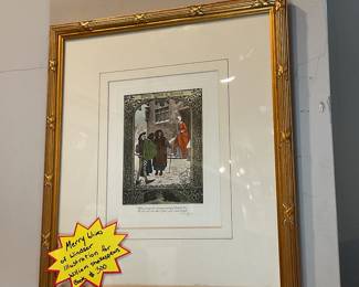 “Merry Wives of Windsor” illustration for William Shakespeare book (15” x 13”) $127.50 + tax