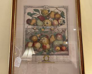H. Fletcher March fruit print (20” x 27”) $272 + tax