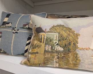 Needlepoint pillows