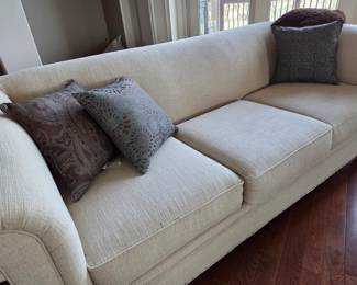 3 Cushion neutral sofa