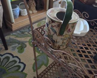 Metal tea cart