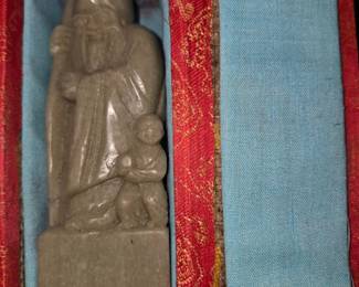Hand carved figurine