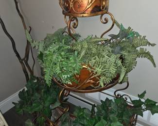 Vintage 3 tiered plant stand