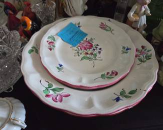 Luneville Strasbourg dishware