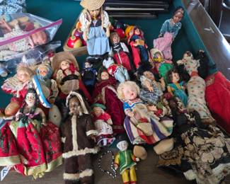 Antique doll collection