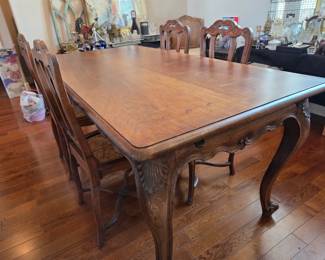 Antique French dining table