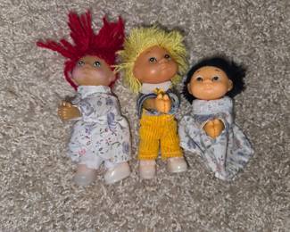 Vintage mini Cabbage Patch kids pencil holders