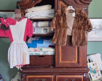 Vintage wardrobe cabinet