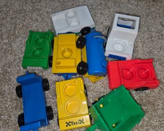 Vintage Fisher-Price vehicles